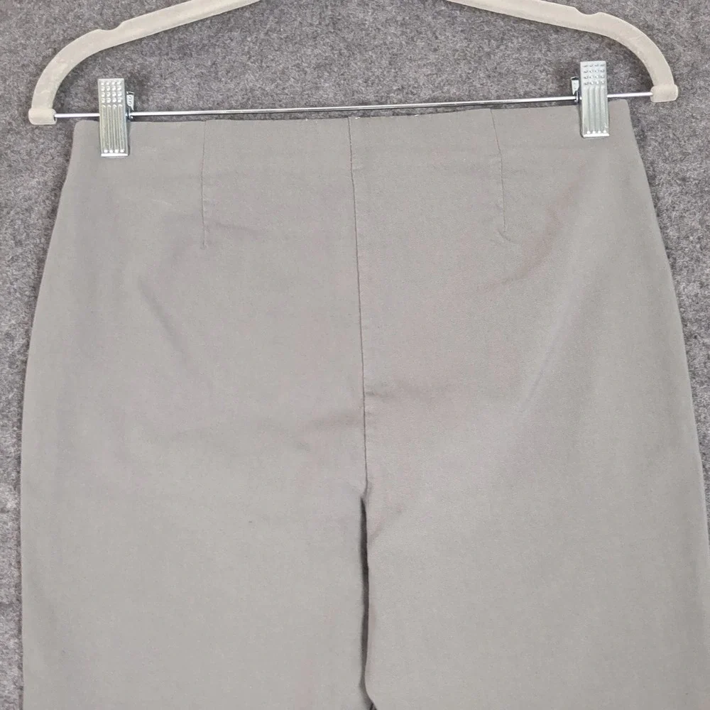 Michael Kors Womens Sage Green Pull On High Rise Skinny Stretch Career Pants M